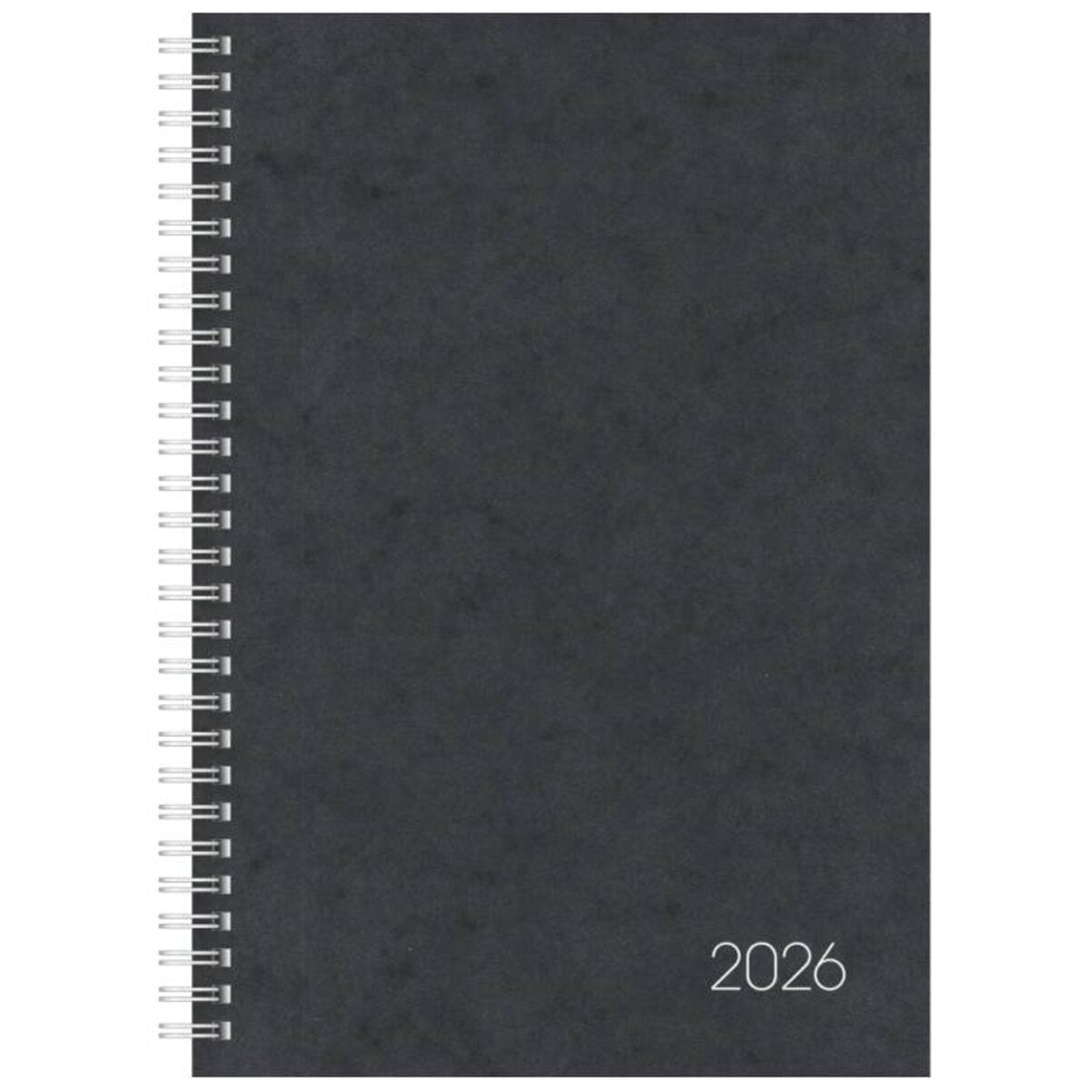 BRUNNEN Buchkalender Jahr 2026 168 × 240 mm Karton schwarz Mod. 797