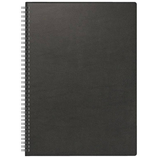 BRUNNEN Buchkalender Jahr 2026 A4 Kunststoff schwarz 144 Seiten Mod. 781