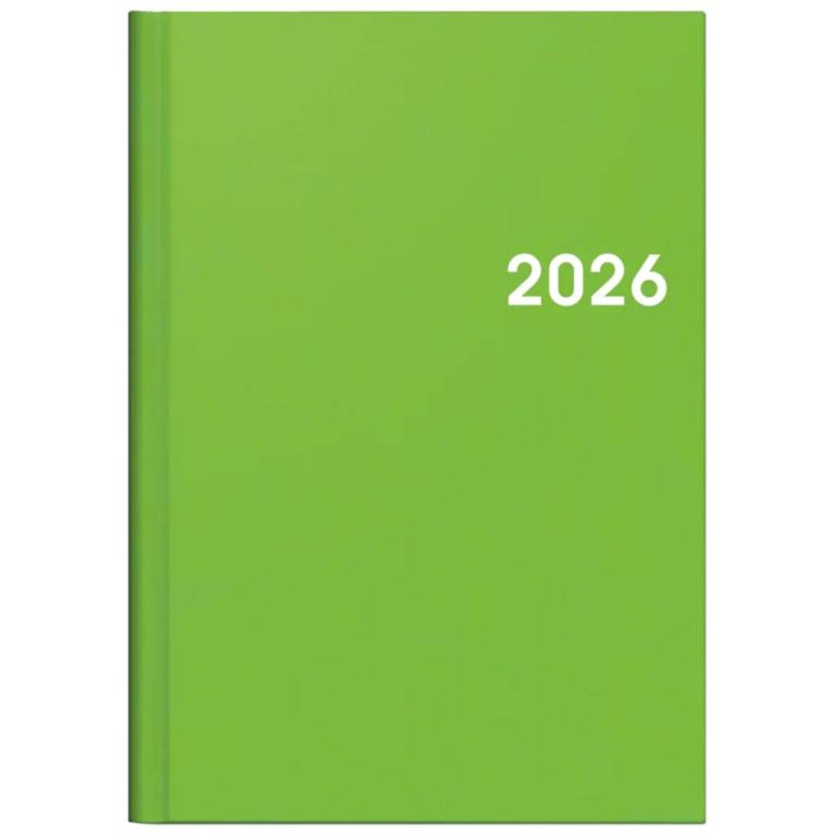 BRUNNEN Buchkalender Jahr 2026 A5 Kunststoff grün 148 x 208 mm Mod. 796