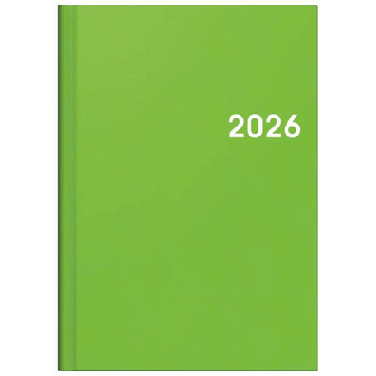 BRUNNEN Buchkalender Jahr 2026 A5 Kunststoff grün 148 x 208 mm Mod. 796