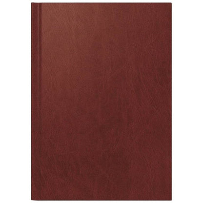 BRUNNEN Buchkalender Jahr 2026 A5, Kunststoff weinrot 145 x 206 mm Mod. 795