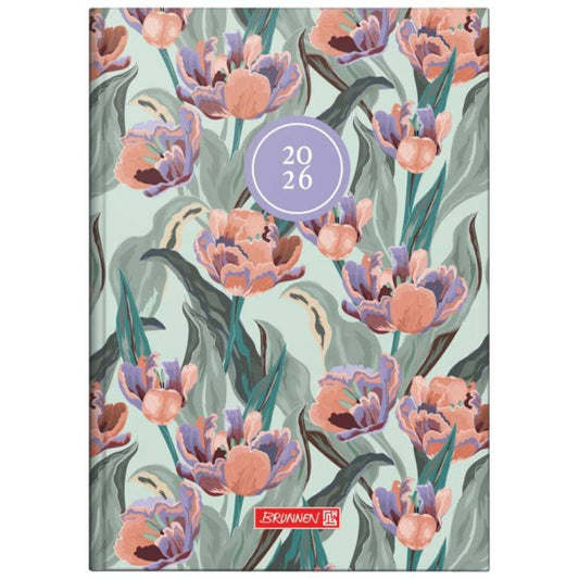 BRUNNEN Buchkalender Jahr 2026 „Botanical“ A5 Papier Mod. 795