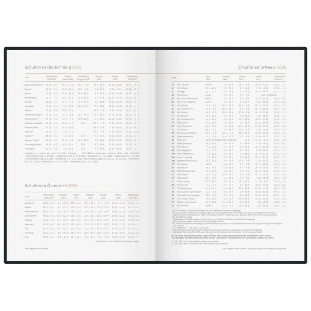 BRUNNEN Buchkalender Premium Young Line Jahr 2026 Monstera A5 Kunstleder