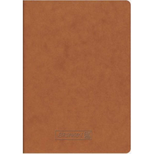BRUNNEN Heft A5 40Bl unlin Premiumpap braun