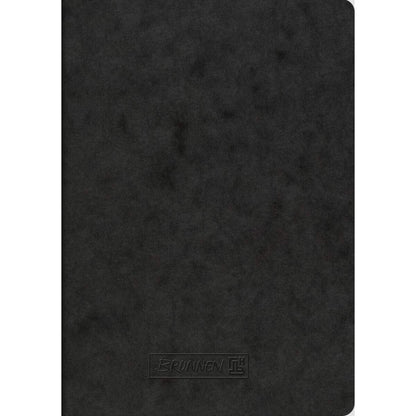 BRUNNEN Heft A5 40Bl unliniert, Premiumpappe, schwarz