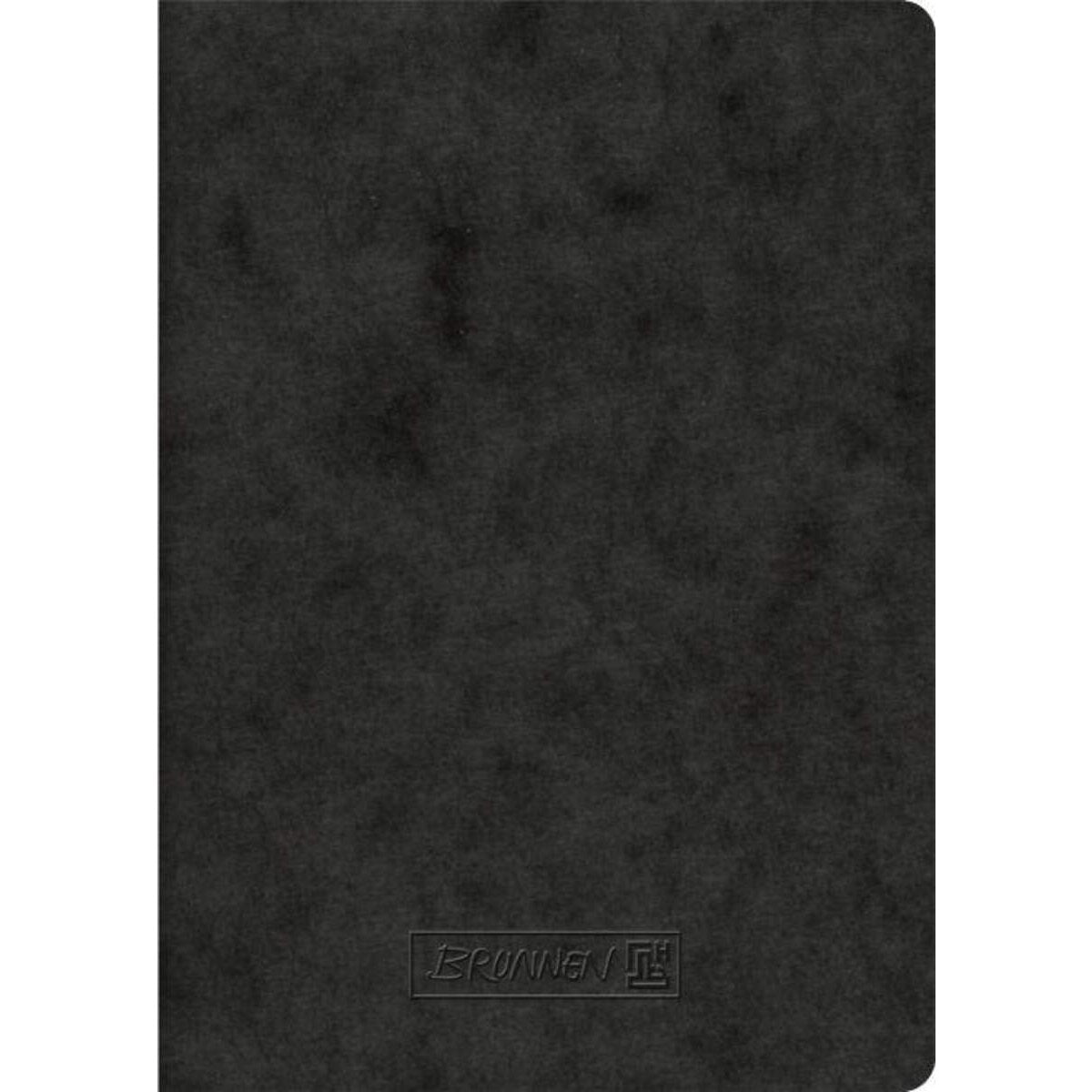 BRUNNEN Heft FACT!plus A6 liniert schwarz