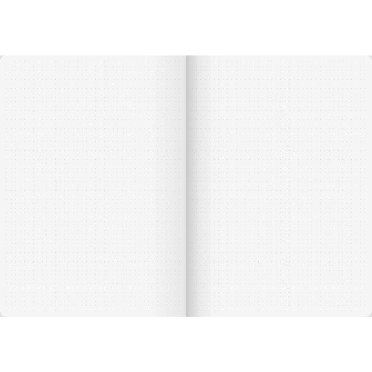 BRUNNEN Kladde A4 dotted 96Bl 90g Premium schwarz