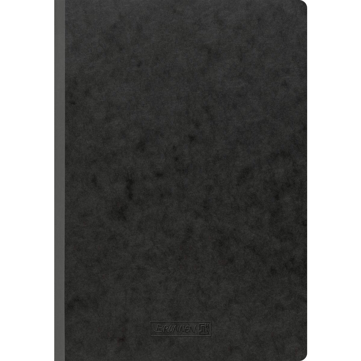 BRUNNEN Kladde A4 unlin 96Bl 90g Premium schwarz