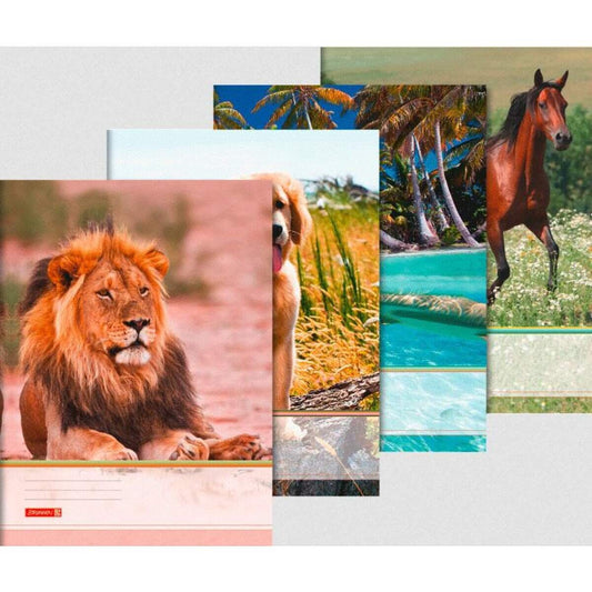 BRUNNEN Sammelmappe A3 Tiere, sortiert: 1 Stück, 4-fach