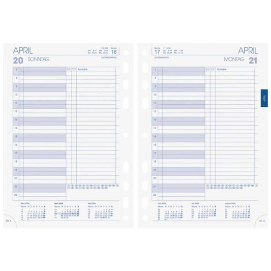 BRUNNEN Tageskalendarium Business 2026 A5 148 x 208 mm