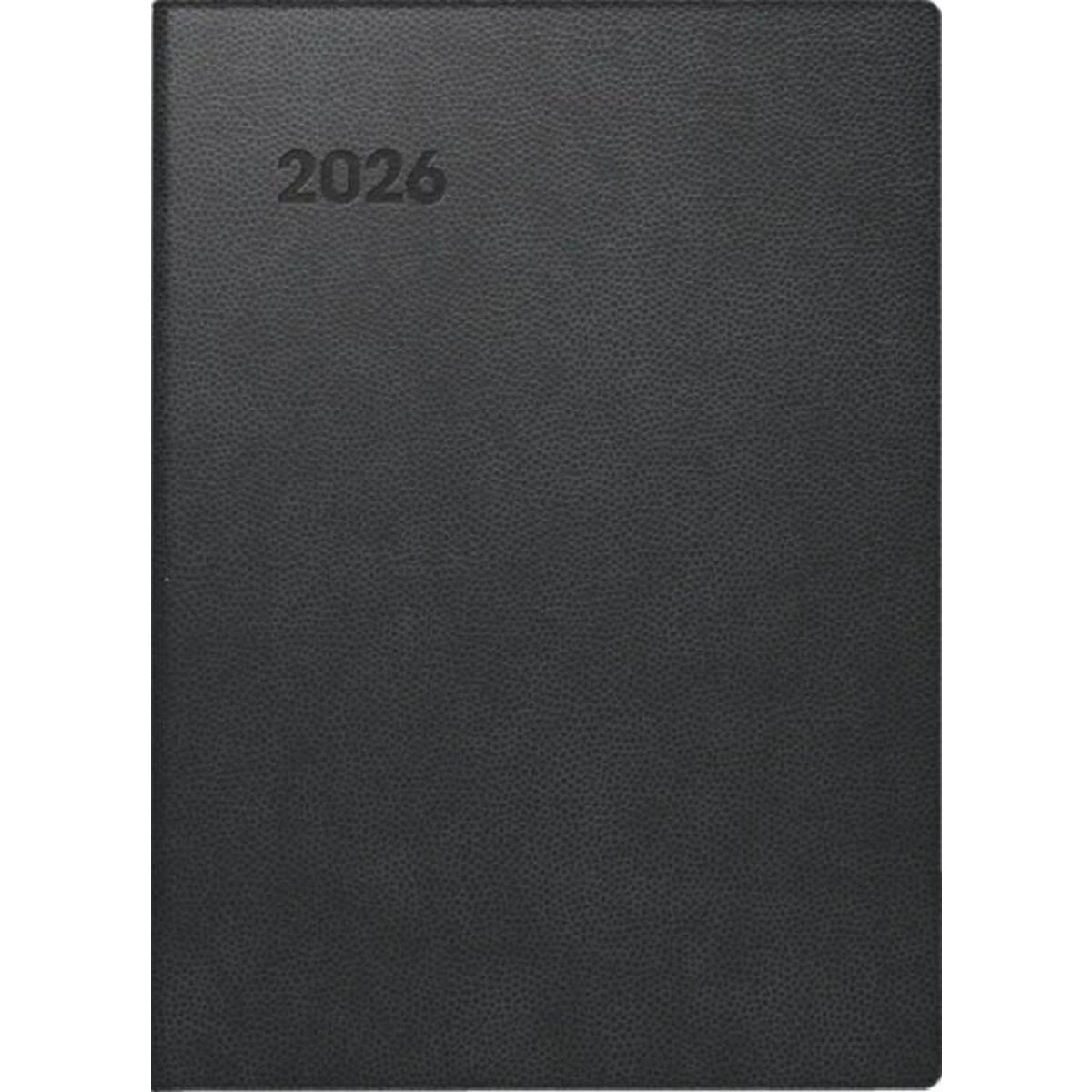 BRUNNEN Taschenkalender 100 × 140 mm Jahr 2026 A6 schwarz 144 Seiten Mod. 731