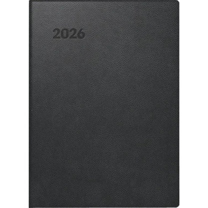 BRUNNEN Taschenkalender 100 × 140 mm Jahr 2026 A6 schwarz 144 Seiten Mod. 731