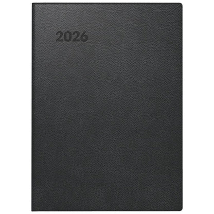 BRUNNEN Taschenkalender 100 × 140 mm Jahr 2026 A6 schwarz 176 Seiten Mod. 731