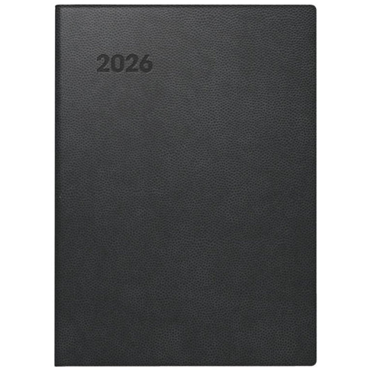 BRUNNEN Taschenkalender 100 × 140 mm Jahr 2026 A6 schwarz 176 Seiten Mod. 731