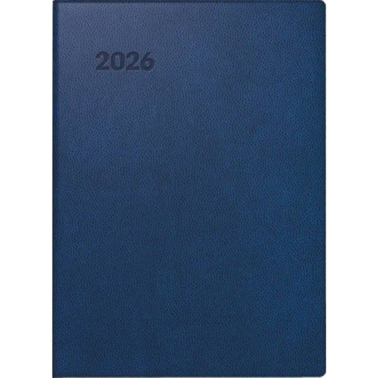 BRUNNEN Taschenkalender 100 × 140 mm Jahr 2026 A6 dunkelblau 176 Seiten Mod. 731