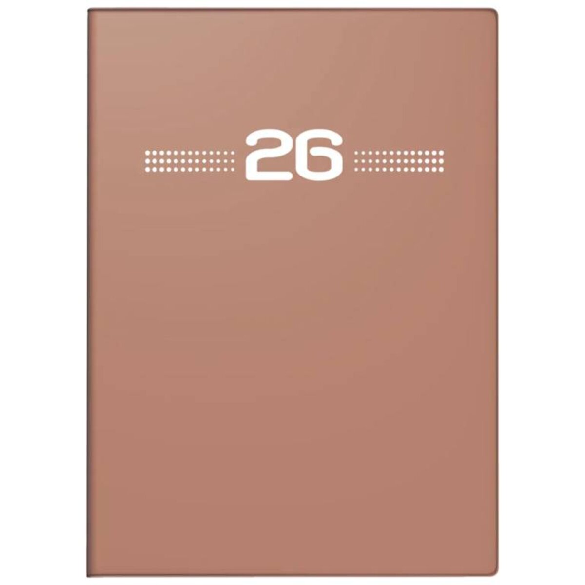 BRUNNEN Taschenkalender Jahr 2026 A6 Kunststoff caramel Mod. perfect Technik I