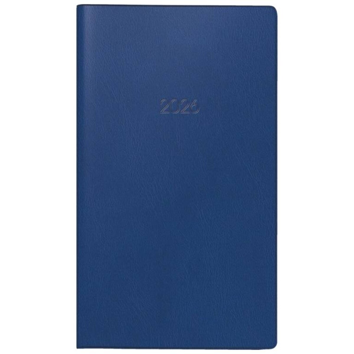 BRUNNEN Taschenkalender Jahr 2026 87 x 153 mm A6 Kunststoff dunkelblau Mod. 753
