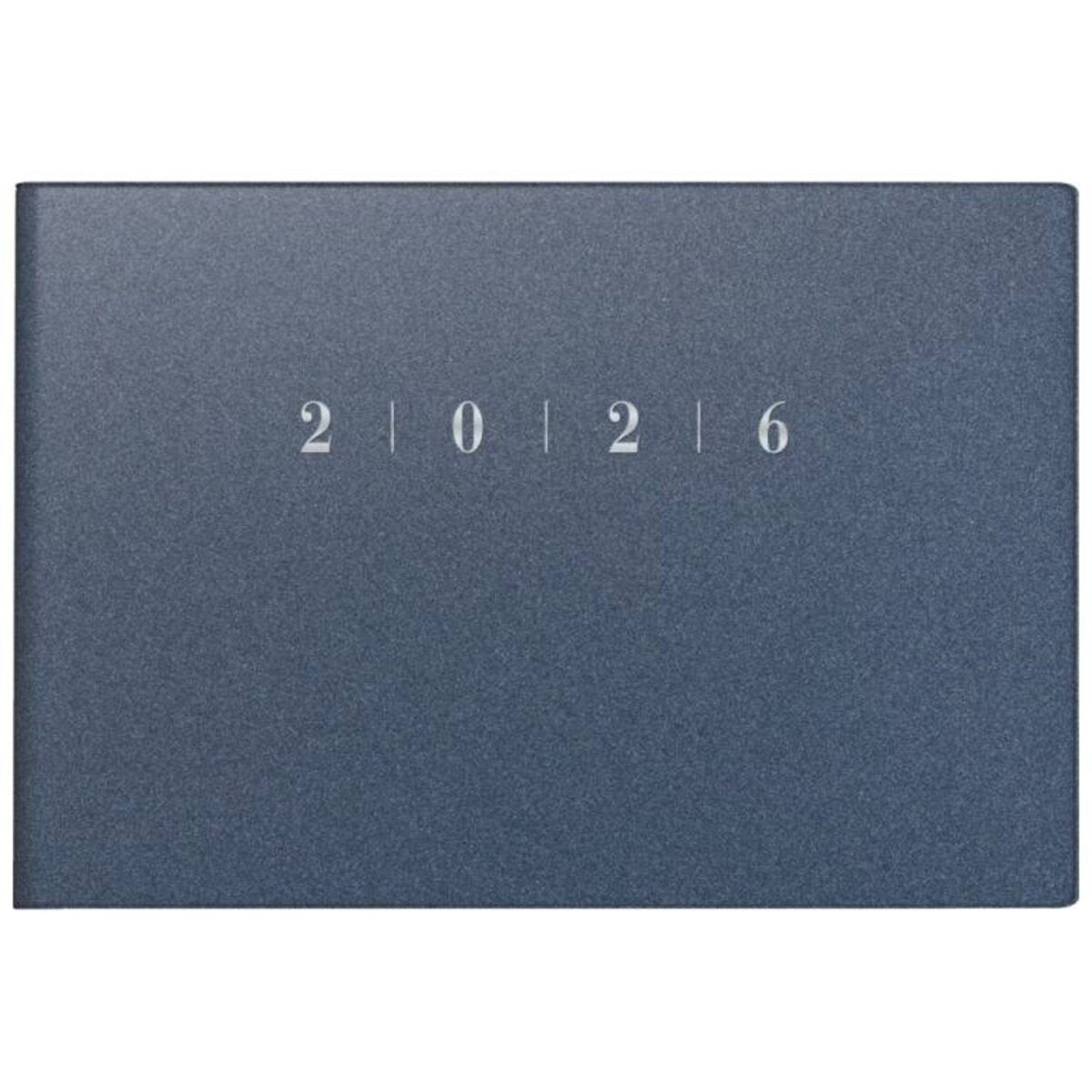 BRUNNEN Taschenkalender Jahr 2026 A6 quer Kunststoff blau Mod. Septimus