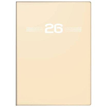 BRUNNEN Taschenkalender Jahr 2026 A6 Kunststoff sand Mod. perfect/Technik I