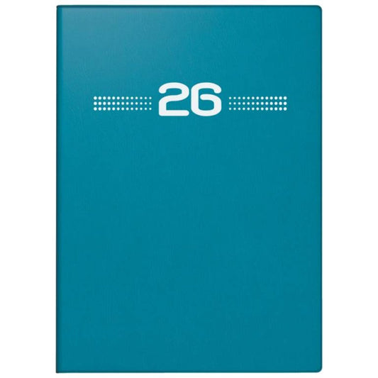 BRUNNEN Taschenkalender Jahr 2026 A6 Kunststoff petrol Mod. perfect Technik I