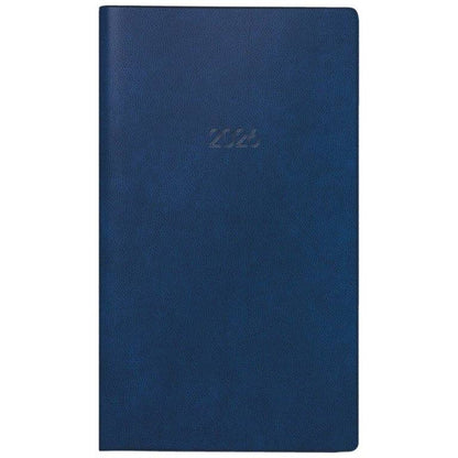 BRUNNEN Taschenkalender Jahr 2026 A6 Kunststoff blau Mod. 750