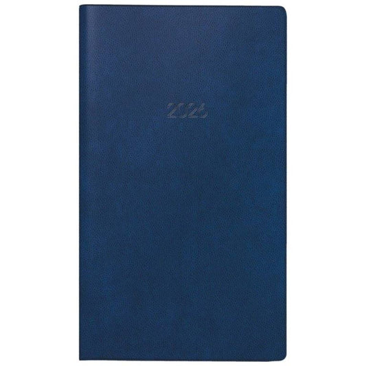 BRUNNEN Taschenkalender Jahr 2026 A6 Kunststoff blau Mod. 750