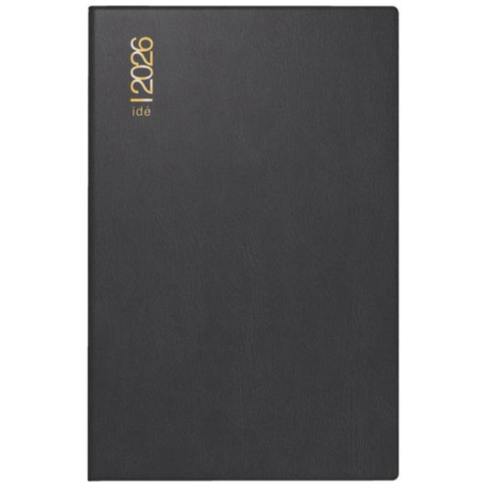 BRUNNEN Taschenkalender Jahr 2026 A7 Kunststoff schwarz Mod. partner Industrie I