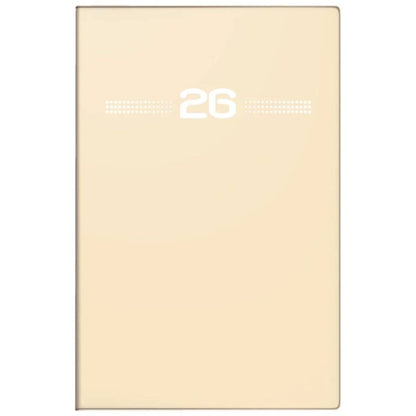 BRUNNEN Taschenkalender Jahr 2026 A7 Kunststoff sand Mod. partner Industrie I