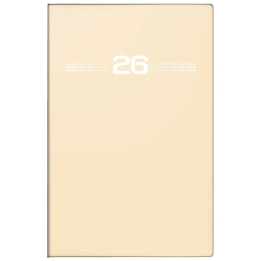 BRUNNEN Taschenkalender Jahr 2026 A7 Kunststoff sand Mod. partner Industrie I