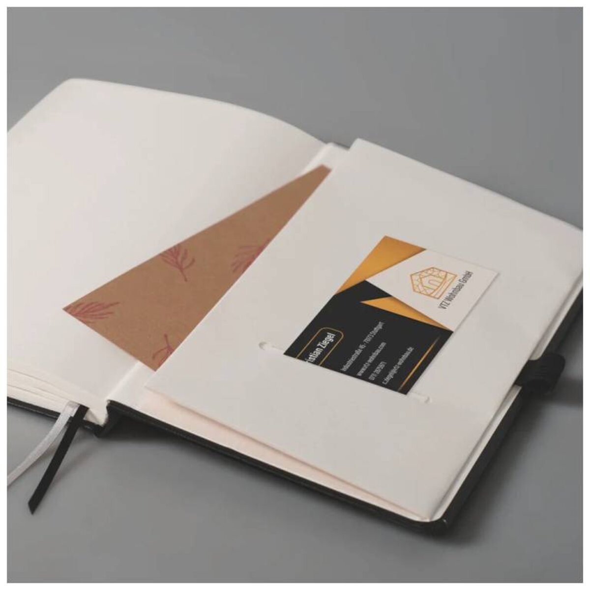 BRUNNEN Taschenkalender Kompagnon Jahr 2026 A6 Kunststoff schwarz Mod. 732 66