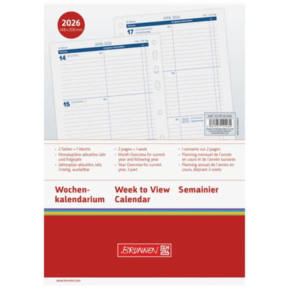 BRUNNEN Wochenkalendarium Business 2026 A5 148 x 208 mm