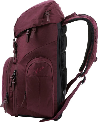 NITRO Freizeitrucksack mit Laptopfach Urban Collection Weekender weinrot