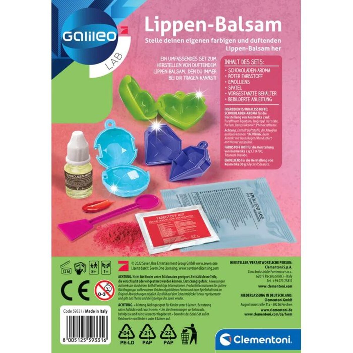 Clementoni Galileo Lippenbalsam