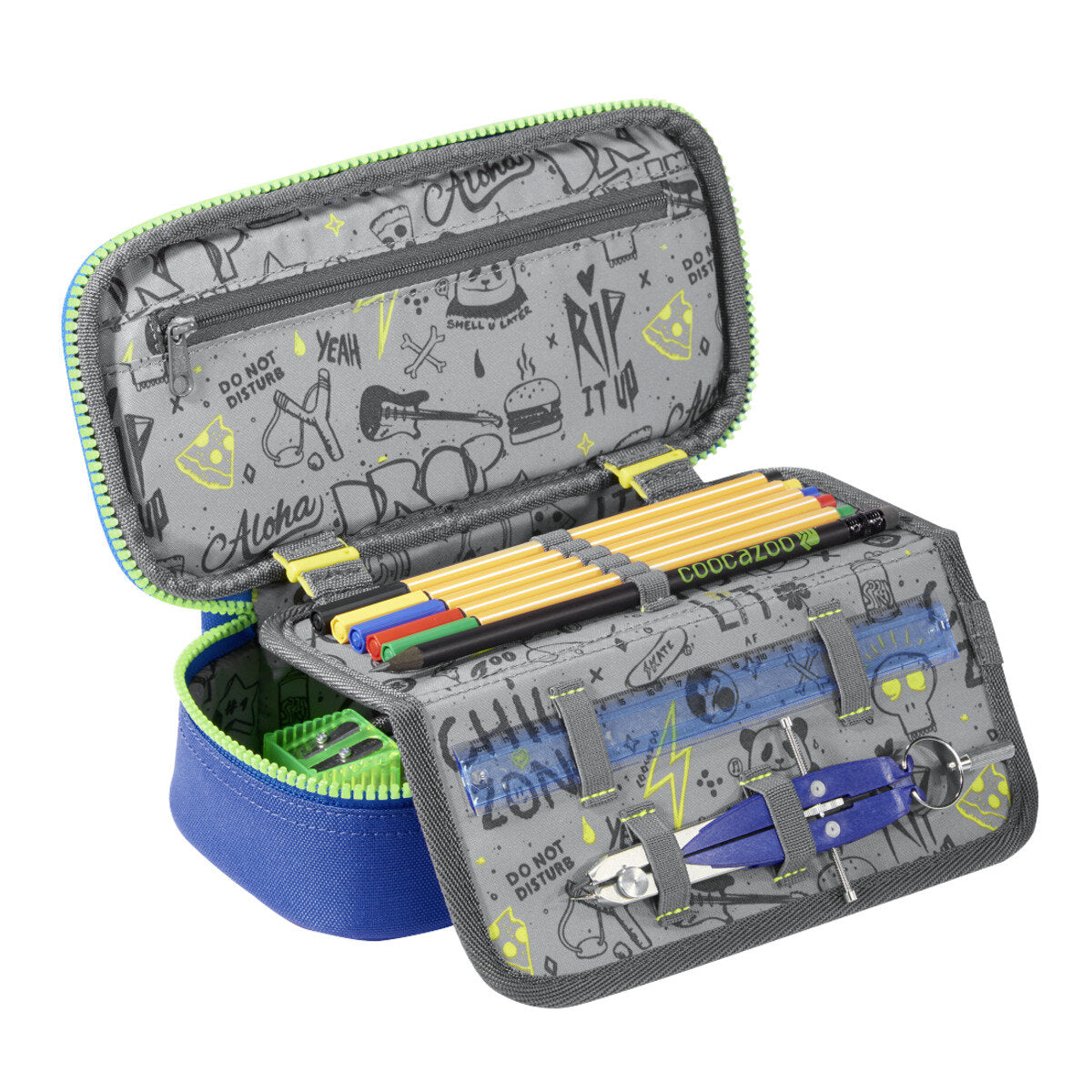 Coocazoo Pencil Denzel Schlamperetui MeshFlash Neonyellow Limited Edition ungefüllt