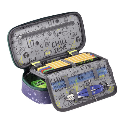 Coocazoo Pencil Denzel Schlamperetui OceanEmotion Galaxy Blue limited Edition, ungefüllt