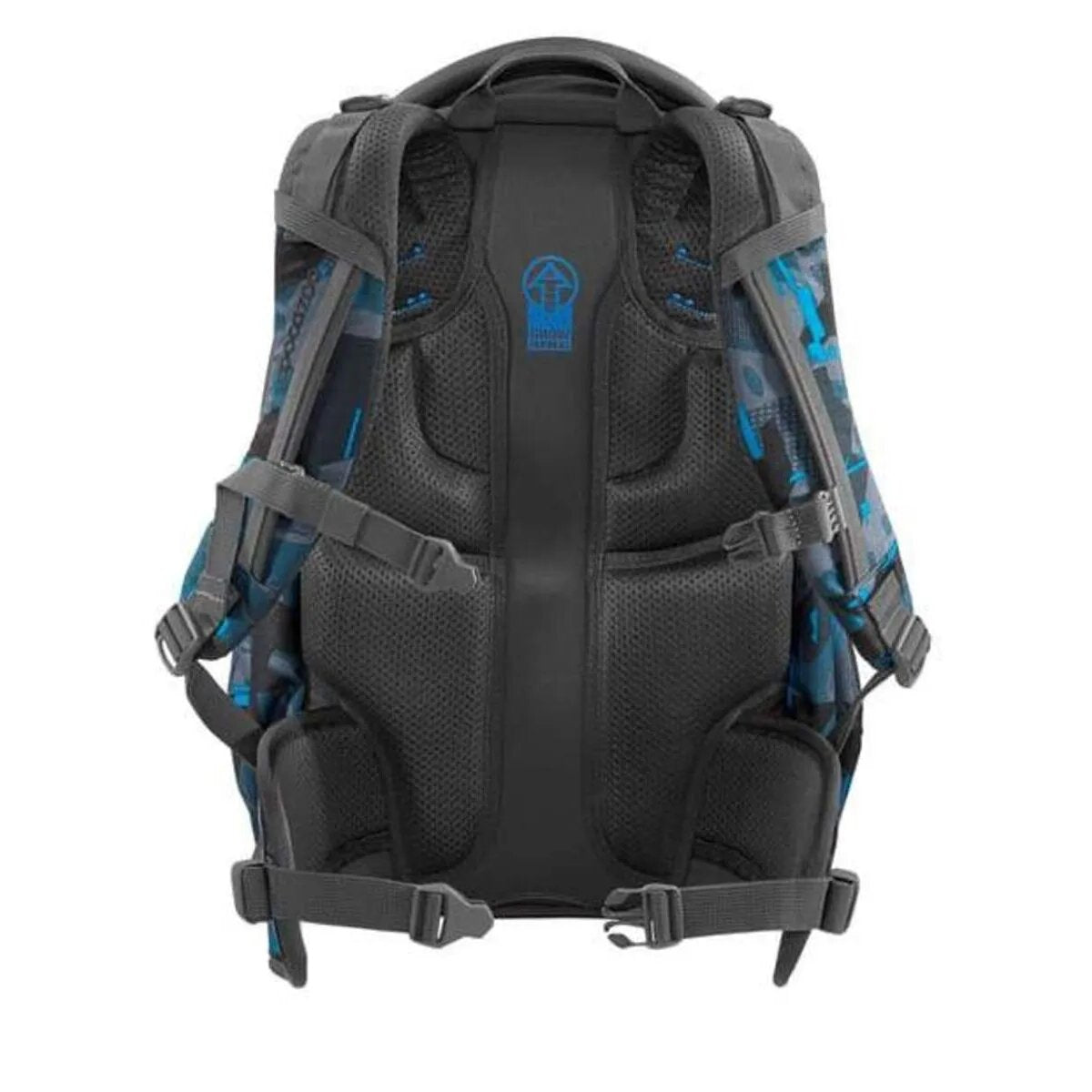 Coocazoo Schulrucksack MATE Blue Craft 30 Liter grau blau