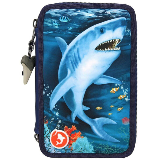 Depesche Dino World 3-Fach Federtasche LED UNDERWATER