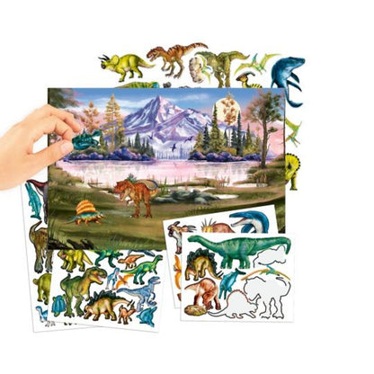 Depesche Dino World mit Puffy Stickern