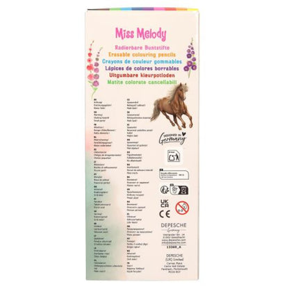 Depesche Miss Melody Radierbare Buntstifte