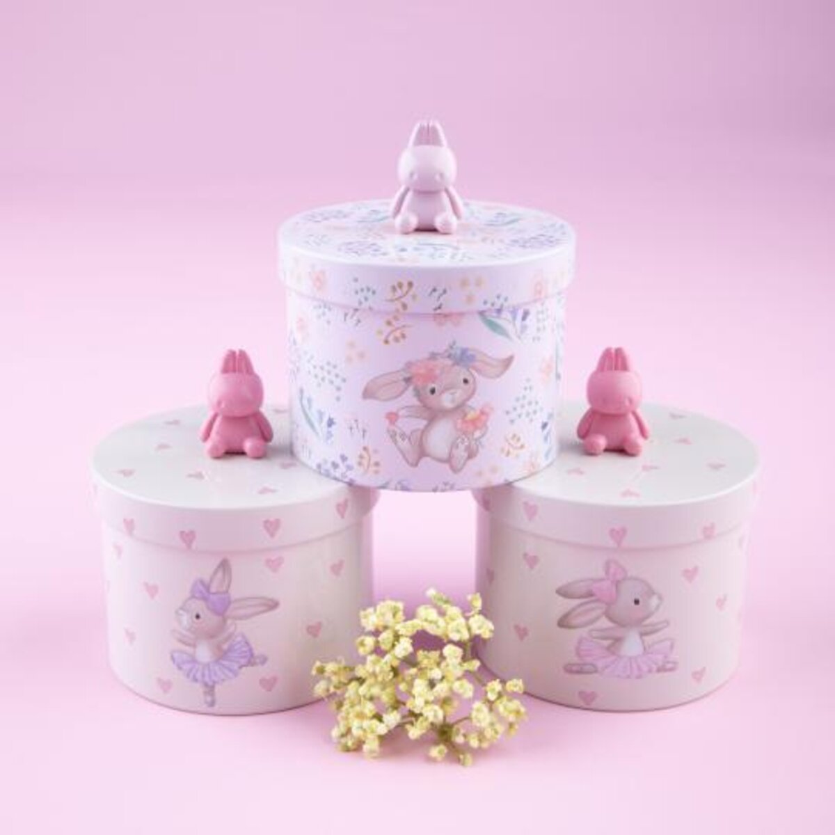 Depesche Princess Mimi Blechdöschen mit Hasen-Topper, sortiert