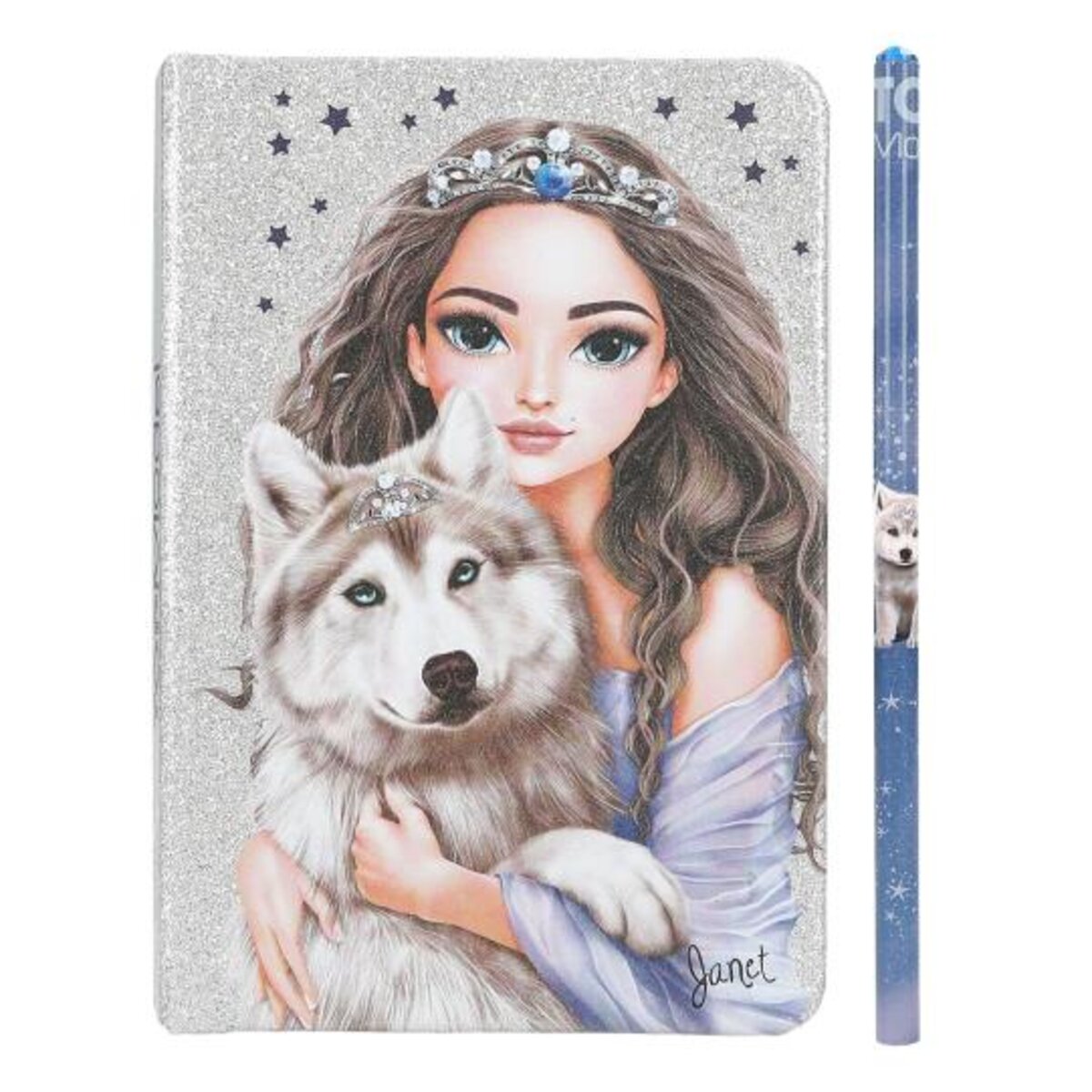 Depesche TOPModel Notizbuch & Bleistift WOLF