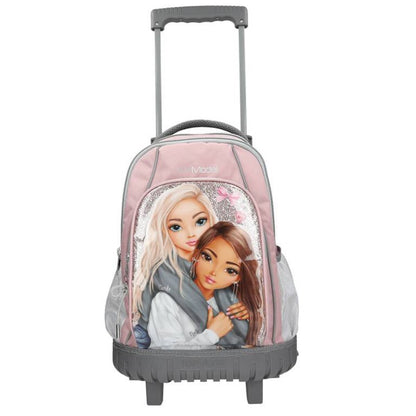 Depesche TOPModel Schulrucksack mit integriertem Trolley MY BFF 28 Liter