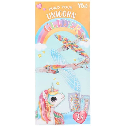 Depesche Ylvi & the Minimoomis Build Your Unicorn Glider, 1 Packung, 6-fach sortiert