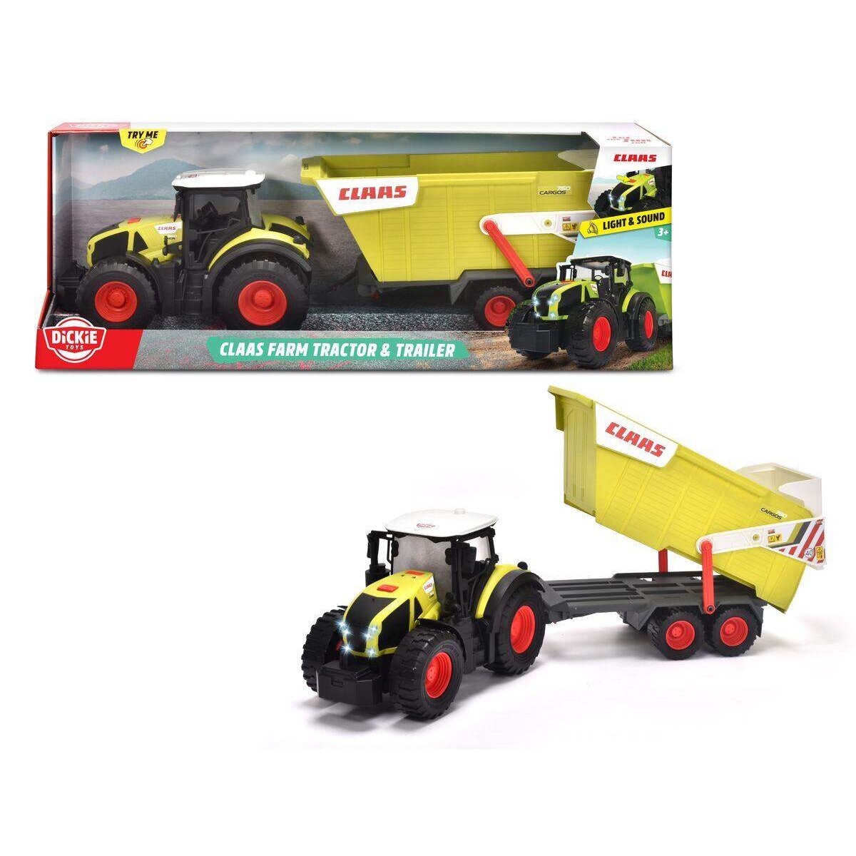 Dickie Toys CLAAS Farm Tractor & Trailer