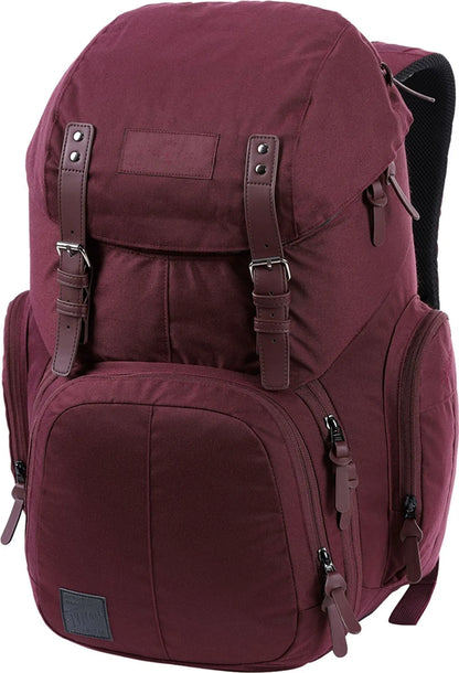 NITRO Freizeitrucksack mit Laptopfach Urban Collection Weekender weinrot