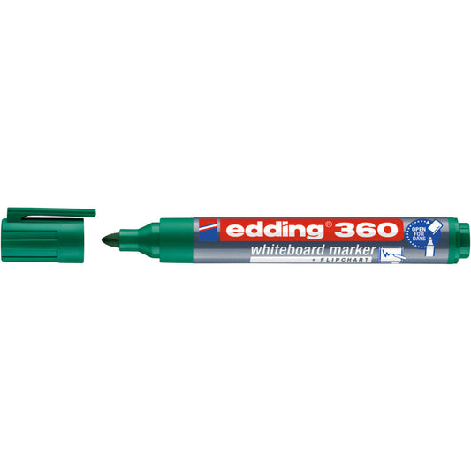 edding 360 Whiteboardmarker, 1.5-3mm, Rundspitze, grün