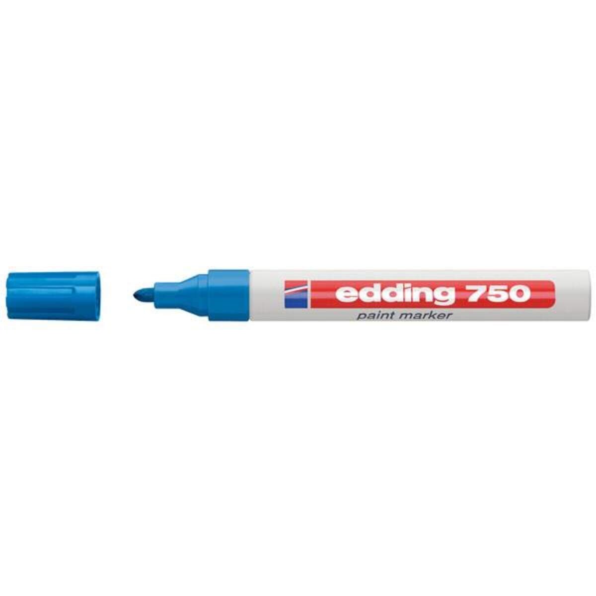 edding 750 Glanzlackmarker, 2-4mm, hellblau
