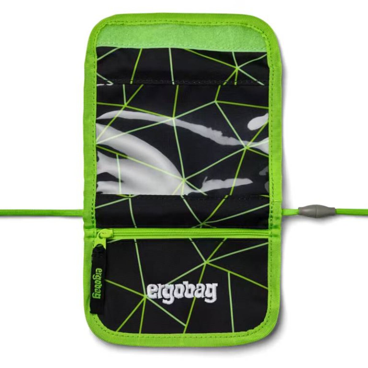 ergobag Brustbeutel CyBär Race schwarz grün 0,3 x 1 x 10 cm