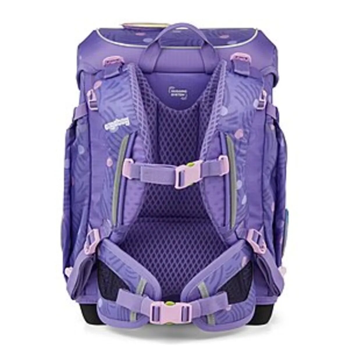 ergobag Cubo Light Schulranzen-Set PonyBärparadies. 5-teilig Rosa Lila 19 Liter