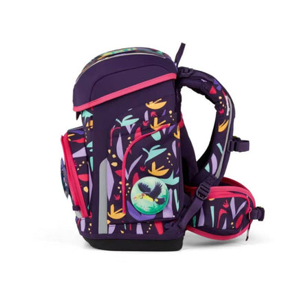 ergobag cubo Set Schulranzen-Set AmBärzonas Rosa Lila Gelb 5-teilig 19 Liter